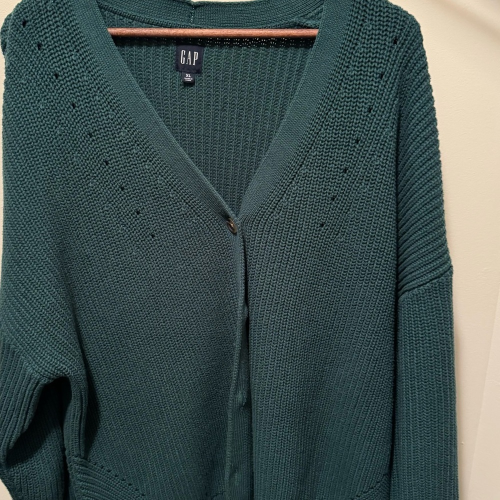 Cardigan Dark Green